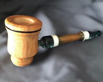 hickory tobacco pipe Hickory Tobacco Smoking Pipe Appalachian Mountain Pipes 4.5” Long Hand  Carved Hurts Creek Woody