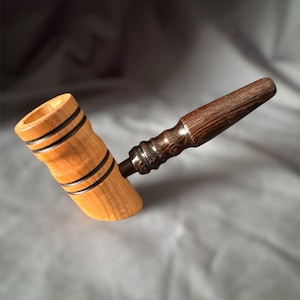 Cherry wood pipe with Wenge stem