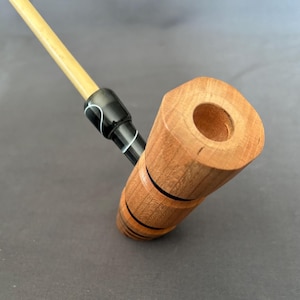 Cherry wood pipe with bamboo