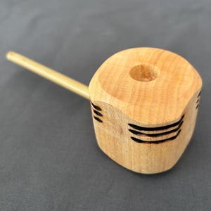 Hard Maple wood pipe with bamboo