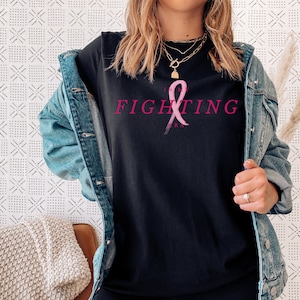 In My Fighting Era T-shirt, Breast Cancer T-shirt, Breast cancer awareness, cancer support, shirt for moms, gift, survivor tshirt, cancer