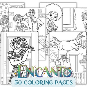 Encanto Personalized Coloring Books Custom Party Favors Thank You Gift  Birthday Printed & Shipped 12 Books 