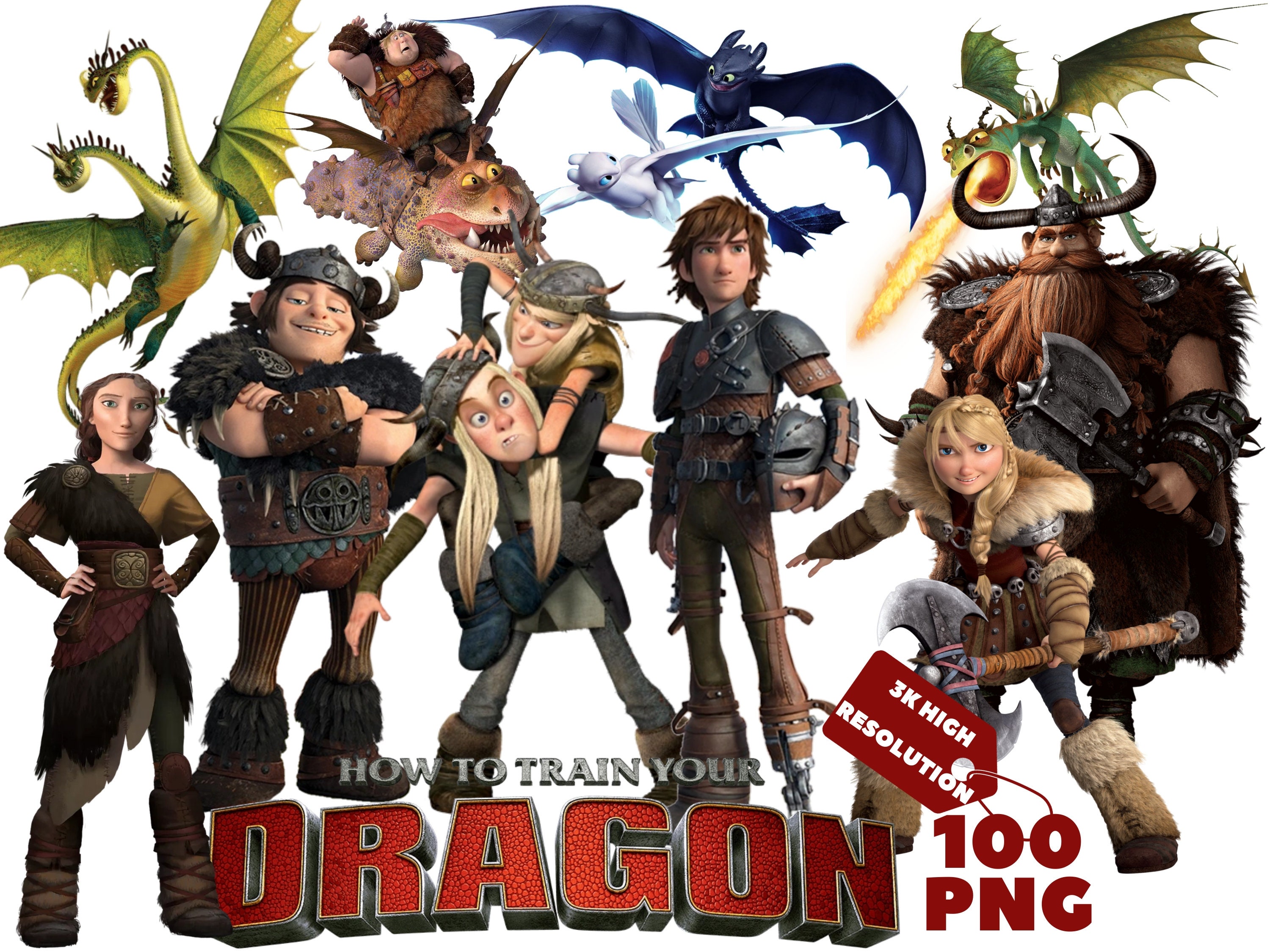 Httyd Collection How to Train Your Dragon PNG Cliparts Bundle, How to Train Your Dragon ...