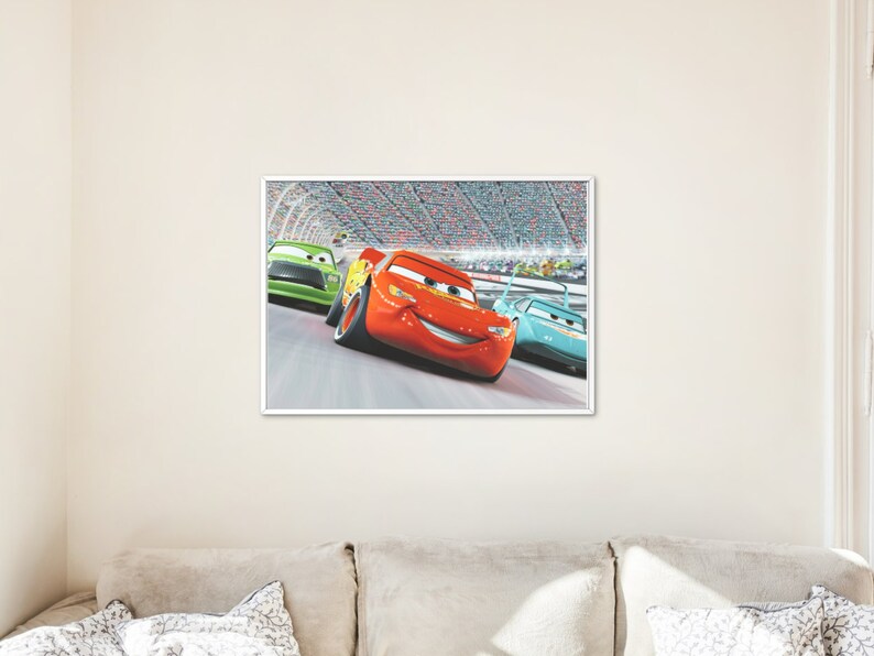 Cars Disney Set of 9 Wall Art Posters, Cars Digital Printable Art, Cars Lightning McQueen, Cars Wall Art Posters jpg Printables Decorations image 5