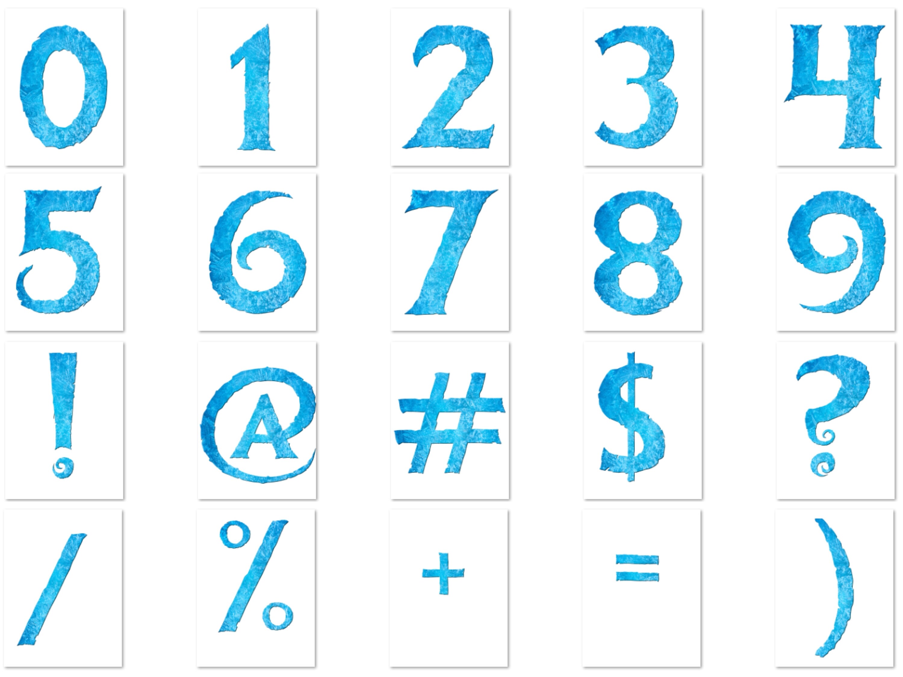 Frozen Alphabet PNG Svg Cliparts Bundle, Frozen Sublimation Cliaprts