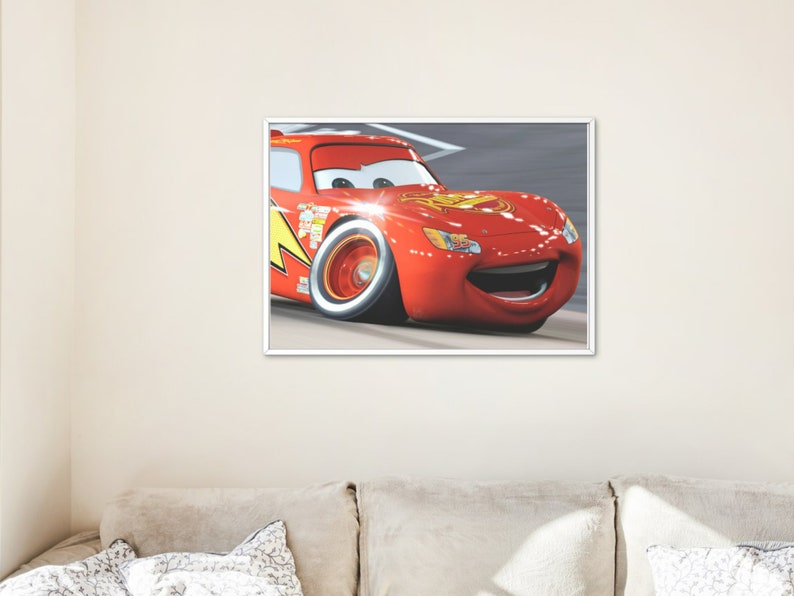 Cars Disney Set of 9 Wall Art Posters, Cars Digital Printable Art, Cars Lightning McQueen, Cars Wall Art Posters jpg Printables Decorations image 6