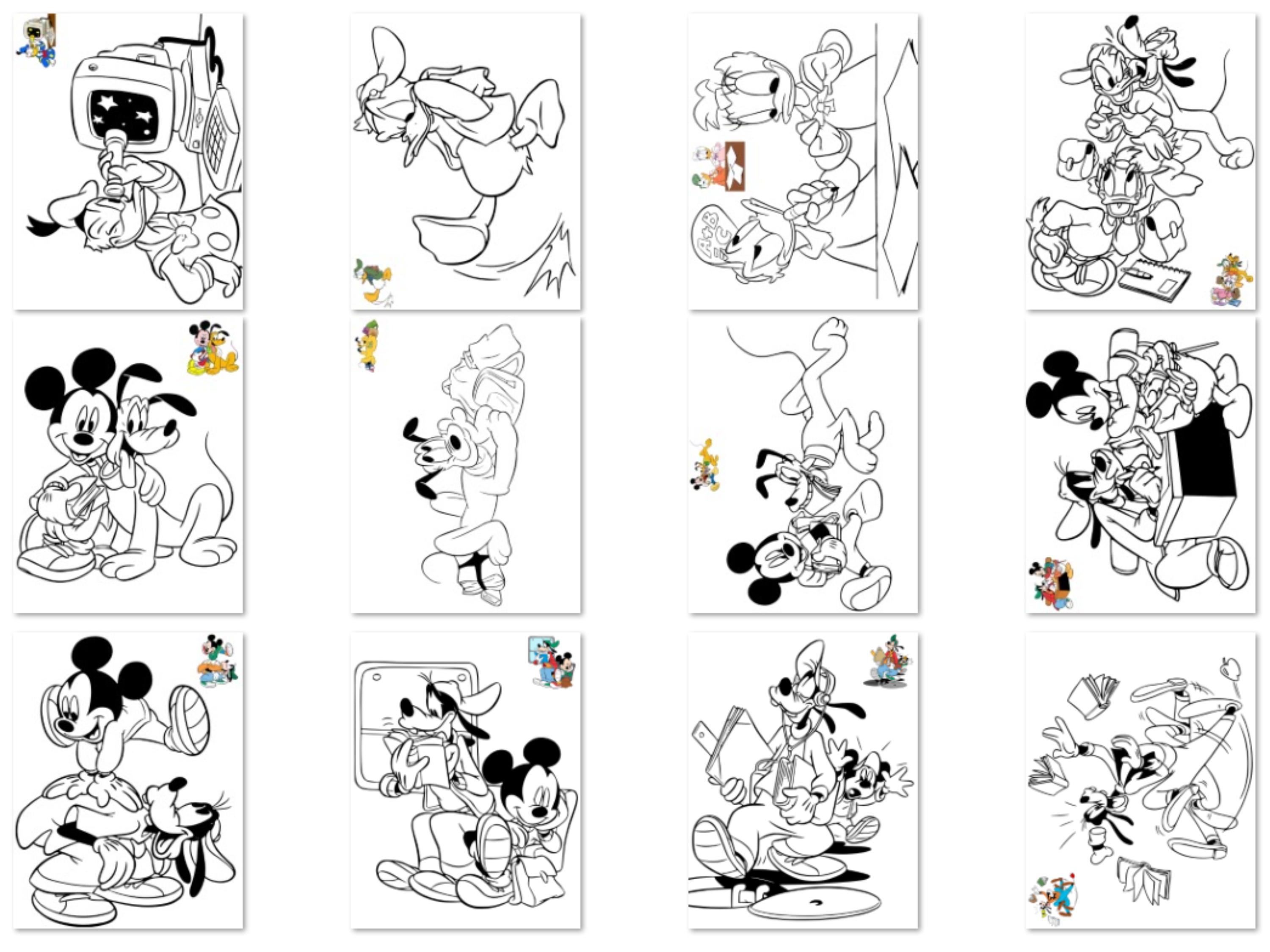 Mickey Mouse & Friends Back to School Coloring Book, Mickey Mouse