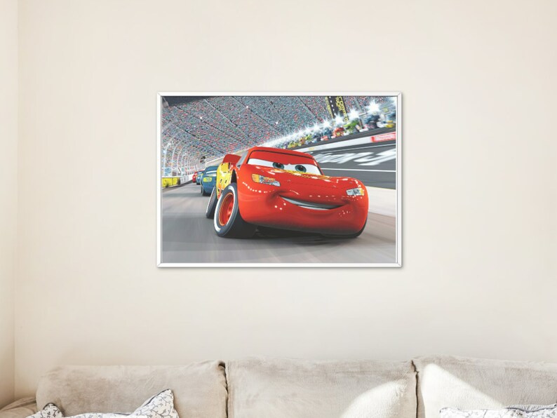Cars Disney Set of 9 Wall Art Posters, Cars Digital Printable Art, Cars Lightning McQueen, Cars Wall Art Posters jpg Printables Decorations image 7