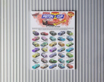 Póster de la Copa Pistón 2006, descarga digital individual de Cars