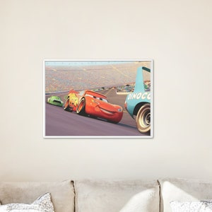 Cars Disney Set of 9 Wall Art Posters, Cars Digital Printable Art, Cars Lightning McQueen, Cars Wall Art Posters jpg Printables Decorations image 4