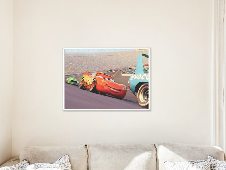Cars Disney Set of 9 Wall Art Posters, Cars Digital Printable Art, Cars Lightning McQueen, Cars Wall Art Posters jpg Printables Decorations image 4