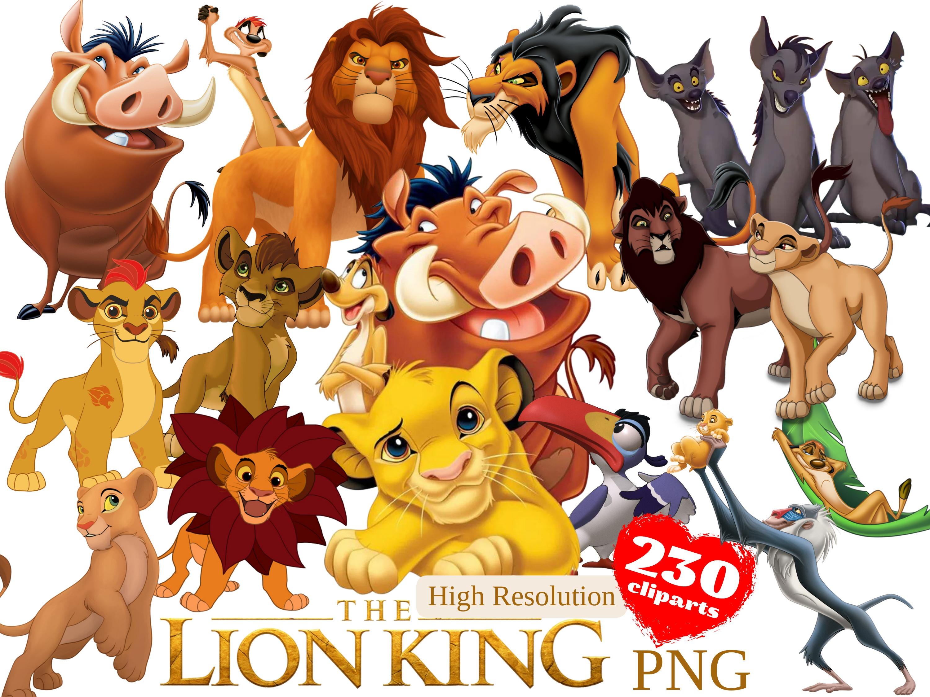 Lion King Png Lion King PNG Clipart Instant Digital Download, Kids