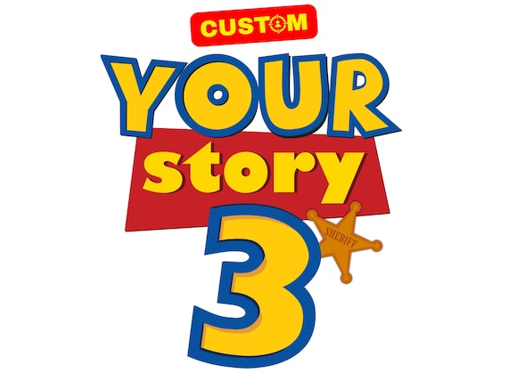 パーソナライズされたトイストーリー誕生日カスタム名前ロゴPNG、トイ