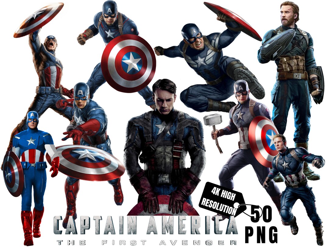 Captain America PNG Cliparts Collection, Captain America PNG Cartoon ...
