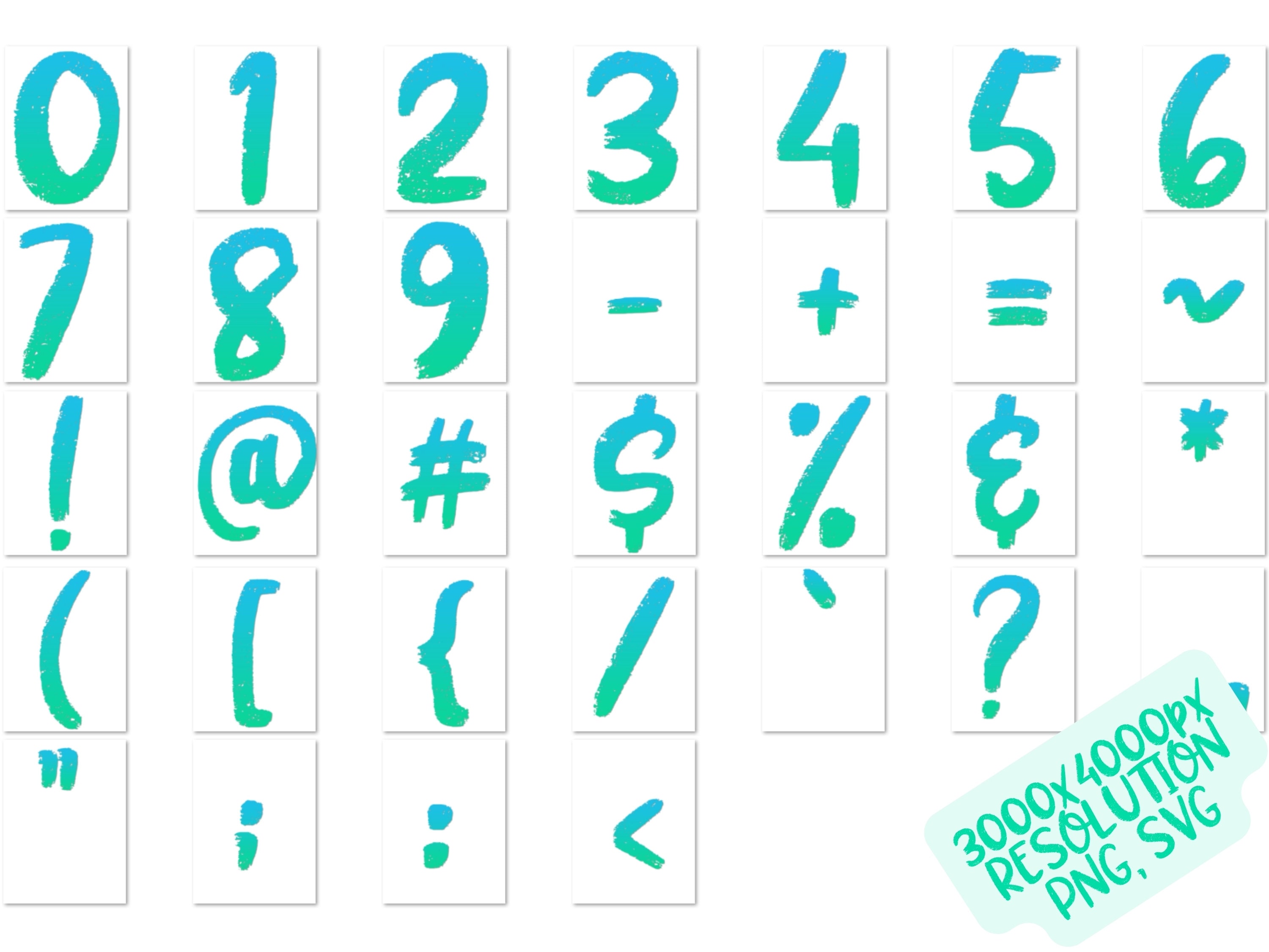 Luca PNG and SVG Alphabet Cliparts Bundle, Luca Font Letters Numbers ...