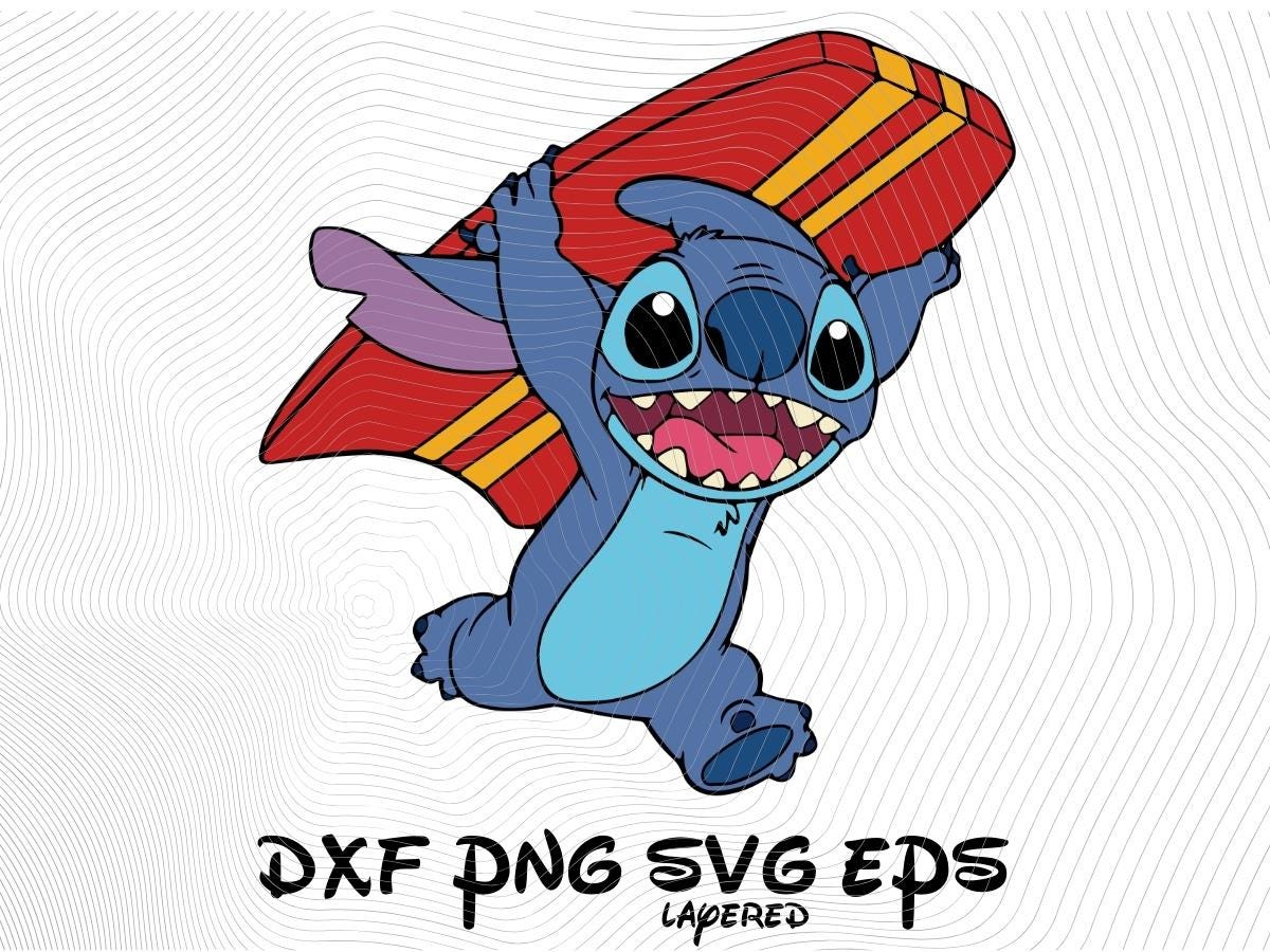 スティッチ サーフィン SVG png dxf eps クリップアート、スティッチ