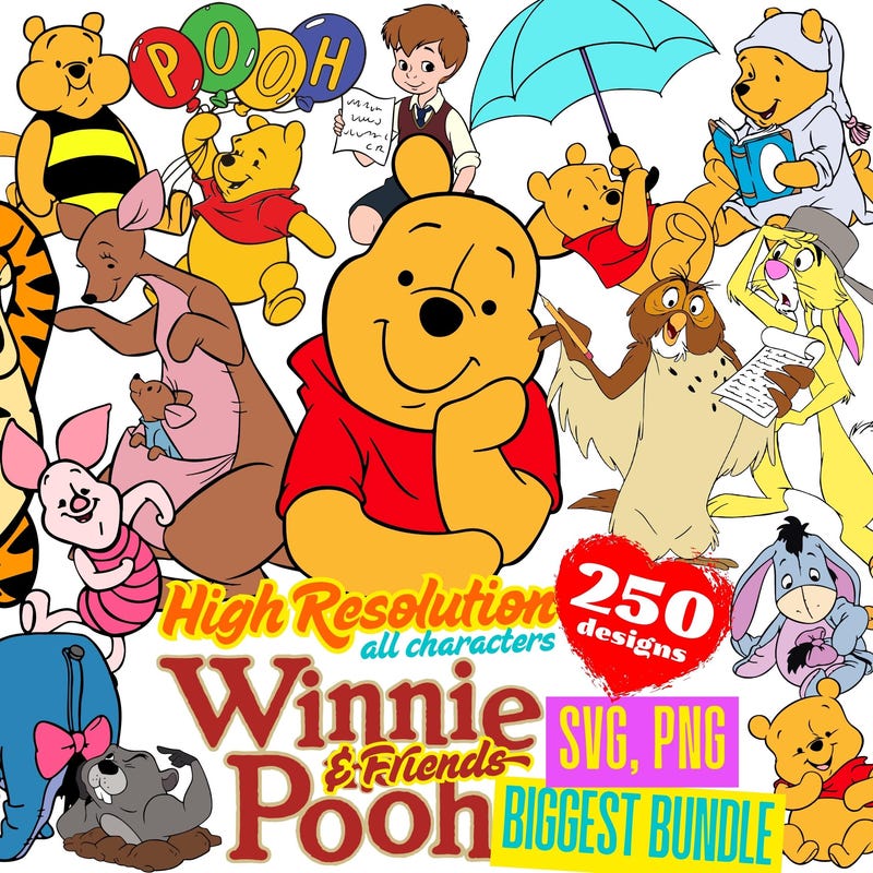 Graduation Topper Pooh - Etsy