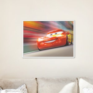 Cars Disney Set of 9 Wall Art Posters, Cars Digital Printable Art, Cars Lightning McQueen, Cars Wall Art Posters jpg Printables Decorations image 10