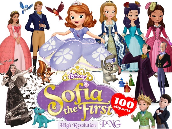 Sofia the First PNG Cliparts Bundle, Sofia the First PNG Cartoon