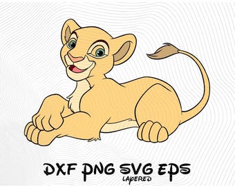 Nala the Lion King SVG png dxf eps Clipart, Nala SVG Cartoon Sublimation Cliparts, Lion King Themed Sublimation, Nala Vector Tshirt Design