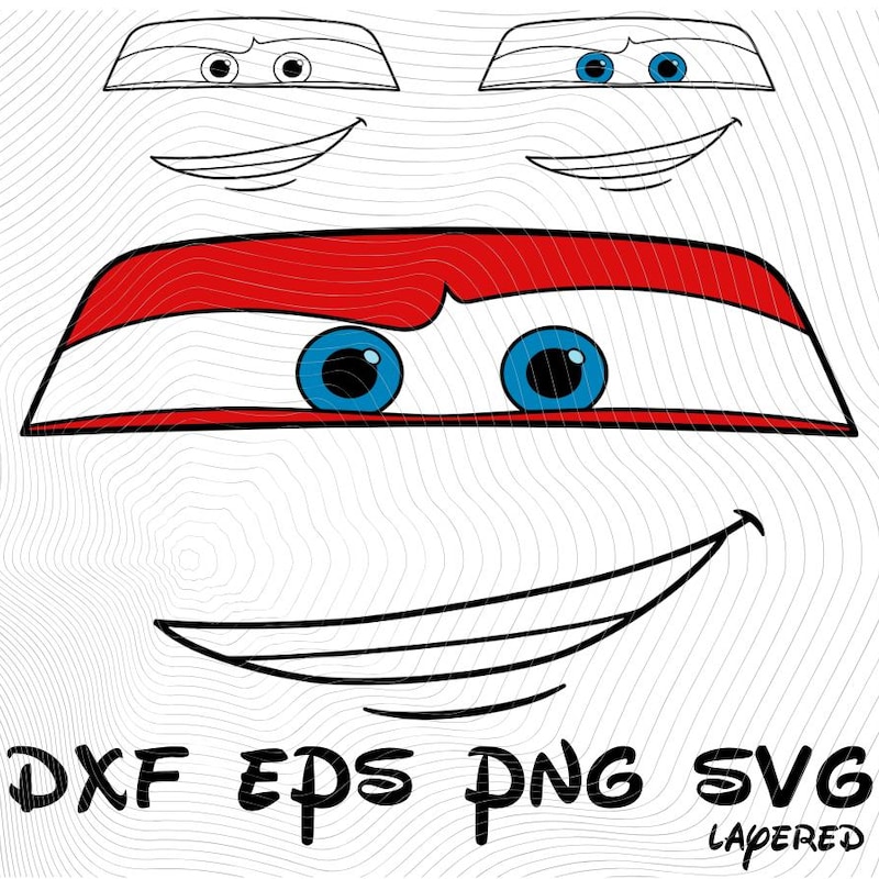 Lightning Mcqueen Eyes - Etsy