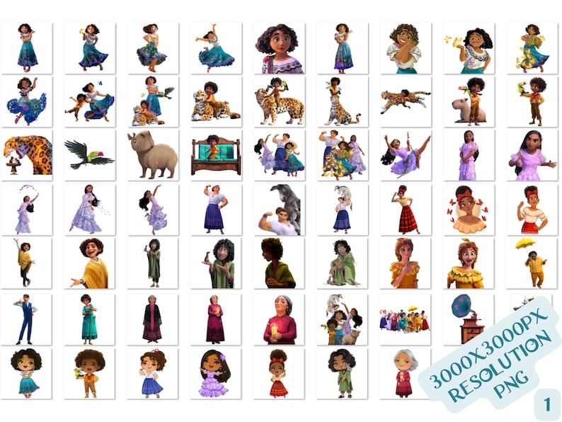 May include: A collection of digital illustrations featuring a young woman with brown hair and brown eyes. She is depicted in various poses and settings, including dancing, riding a jaguar, and interacting with other characters. The illustrations are colorful and vibrant, and they capture the spirit of the character.
