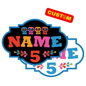Gepersonaliseerd Coco Custom PNG-logo, Coco Original Verjaardagssublimatie, Custom Coco-logo met naam en leeftijd, Coco-personalisatie clipart png