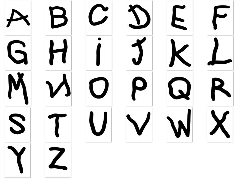 Toy Story Andy's Original Alphabet Font SVG, Andy's Toys Box Toy Story ...