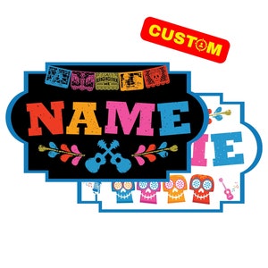 Logo Coco personnalisé PNG personnalisé, Sublimation originale d'anniversaire de Coco, Logo Coco personnalisé avec nom et âge, Coco personnalisation cliparts PNG