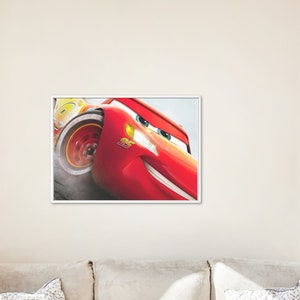 Cars Disney Set of 9 Wall Art Posters, Cars Digital Printable Art, Cars Lightning McQueen, Cars Wall Art Posters jpg Printables Decorations image 2