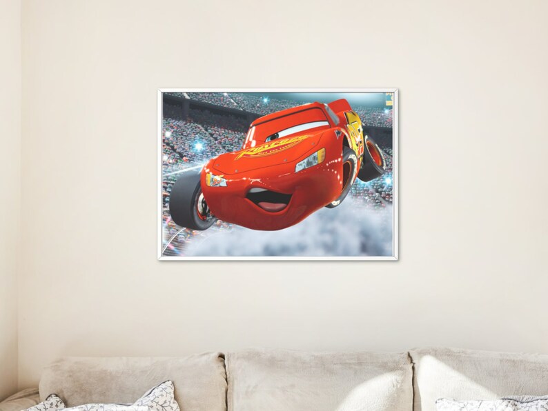 Cars Disney Set of 9 Wall Art Posters, Cars Digital Printable Art, Cars Lightning McQueen, Cars Wall Art Posters jpg Printables Decorations image 8