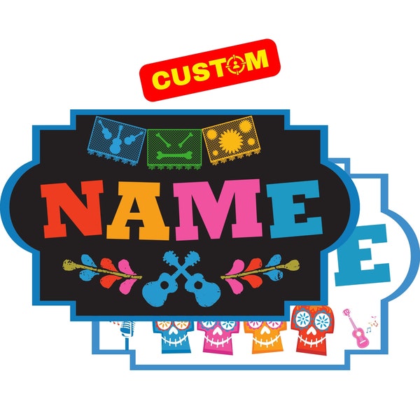Personalized Coco Custom PNG Logo, Coco Original Birthday Sublimation, Custom Coco Logo with Name and Age, Coco Personalization Cliparts PNG