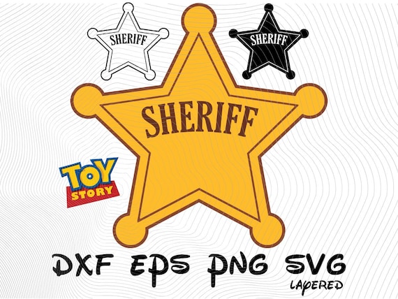 【PSA10】 ヴァイスシュバルツ トイストーリー 保安官 ウッディ ウッディ保安官バッジ SVG png dxf eps クリップアート、トイ