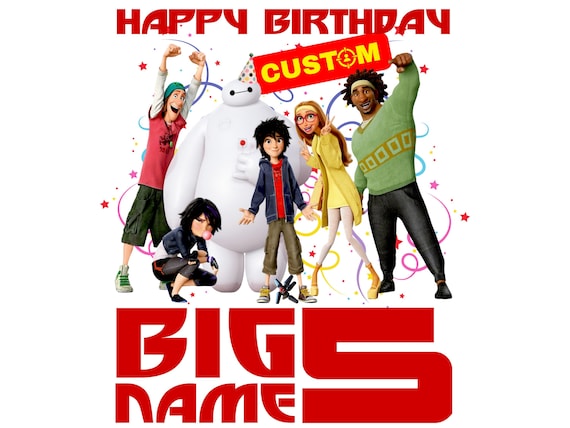 Personalized Big Hero Custom PNG Logo, Big Hero Baymax