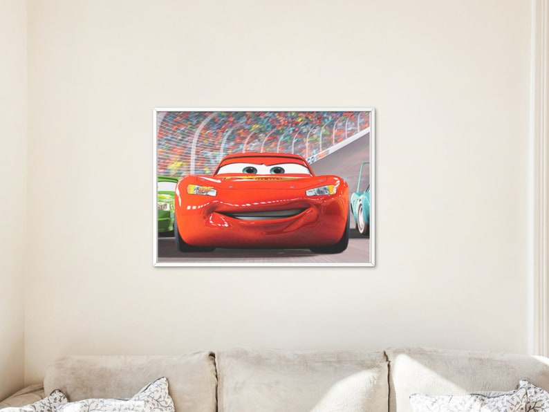Cars Disney Set of 9 Wall Art Posters, Cars Digital Printable Art, Cars Lightning McQueen, Cars Wall Art Posters jpg Printables Decorations image 3