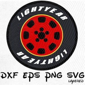 Lightyear McQuuen Wheel Tire SVG png dxf eps Cliparts, Lightyear Lighting Mcqueen Cars SVG Cartoon Clipart, Cake Topper Lightning McQueen