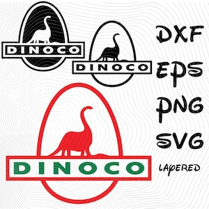 Dinoco Team Logo SVG png dxf eps Clipart, Dinoco Cars SVG Cartoon Clipart, Cars Sublimation Lightning McQueen, Dinoco Team Decals Vector