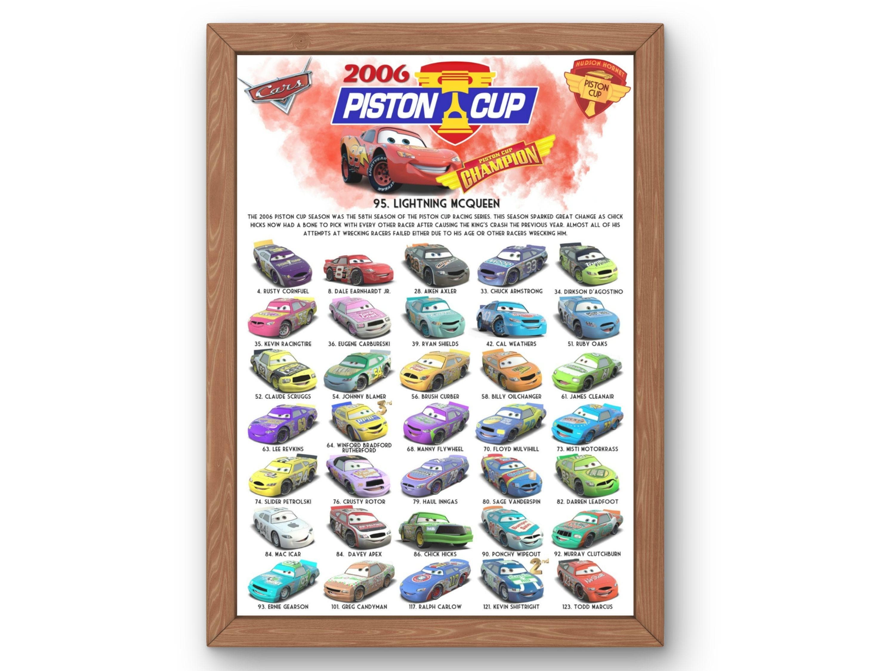 Póster de la Copa Pistón 2006, descarga digital individual de Cars