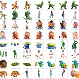 Toy Story Cliparts PNG Bundle, Toy Story PNG Cartoon Sublimation Cliparts, Toy Story Movie Themed Clip Arts Collection, Toy Story Party PNG image 3