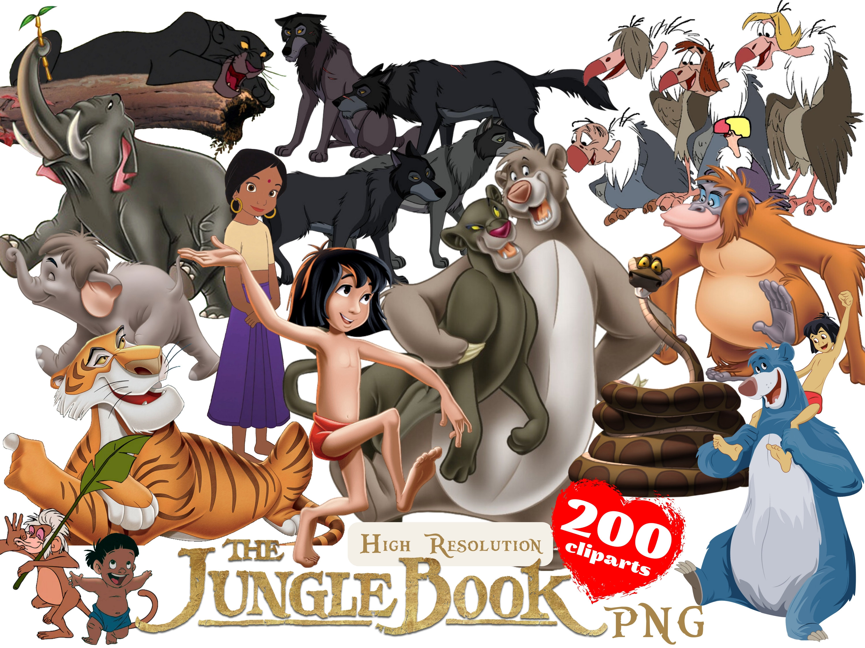 Jungle Book - Etsy