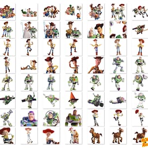 Toy Story Cliparts PNG Bundle, Toy Story PNG Cartoon Sublimation Cliparts, Toy Story Movie Themed Clip Arts Collection, Toy Story Party PNG image 2