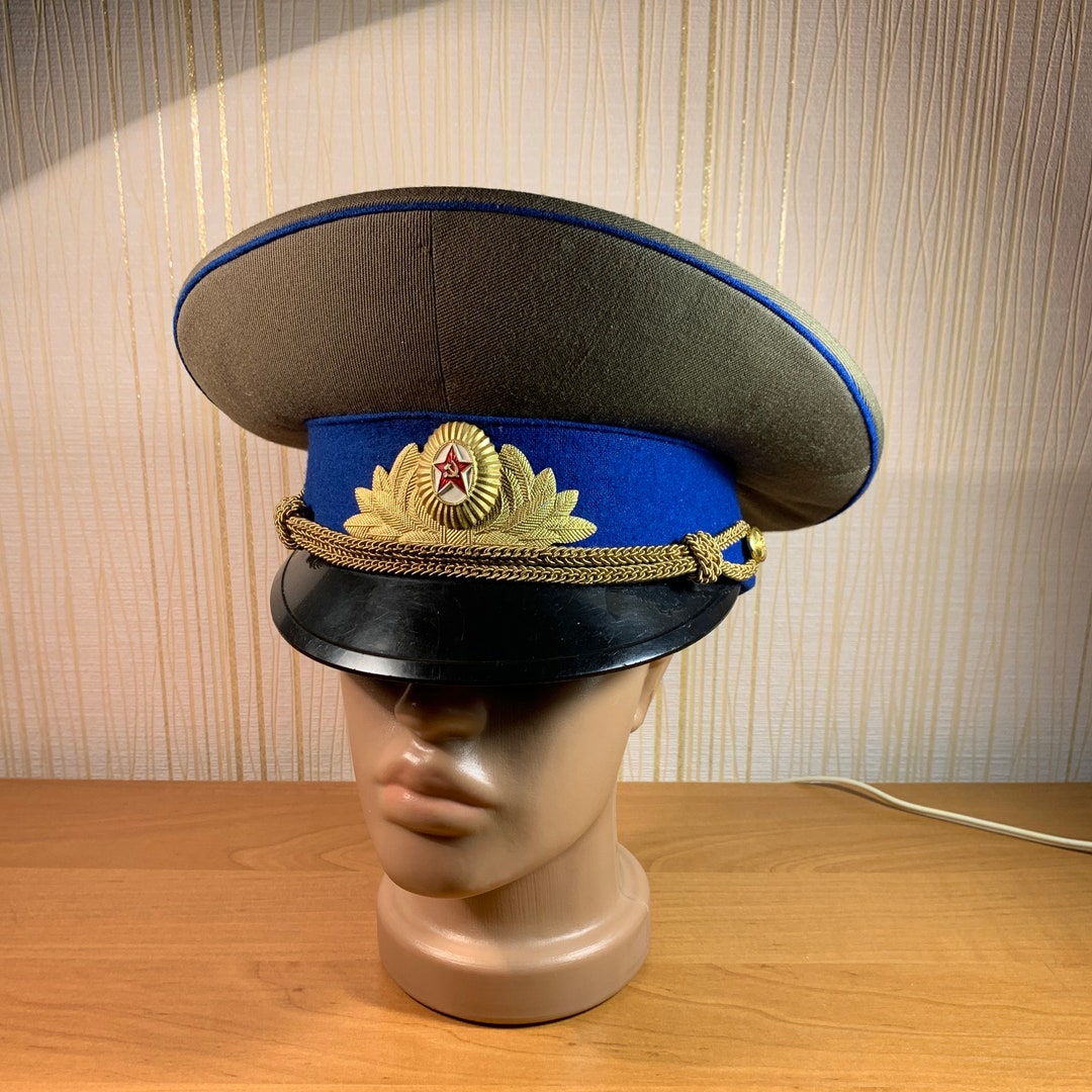 Rare 1980s. Soviet KGB Military Officer's Uniform Cap With the Cockade ...