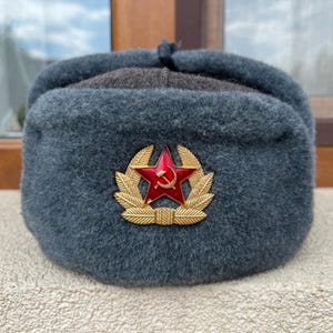 ビンテージ ソビエト将校キャップ | ソ連赤軍ミリタリーバイザー