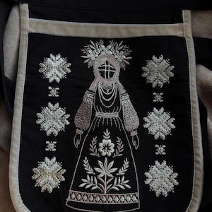 Ukrainsk broderad amulettväska | Folklig påse | Vyshyvanka-inspirerad miniväska | Unik etnisk accessoar