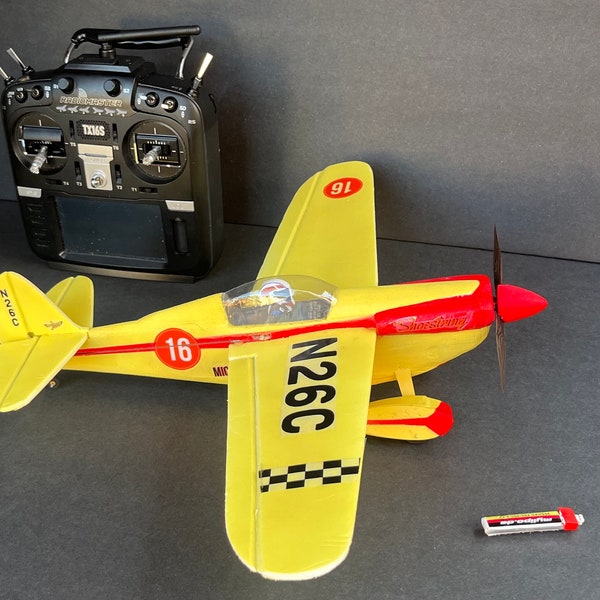 Shoestring micro rc plane