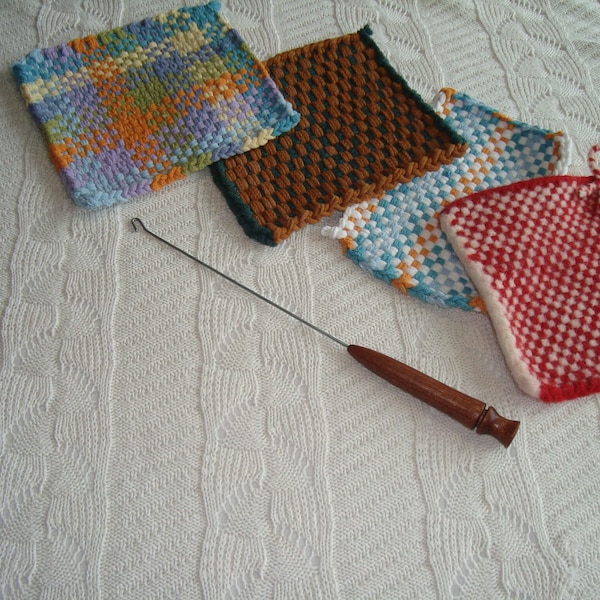 Wood Potholder Loom Hook Etsy