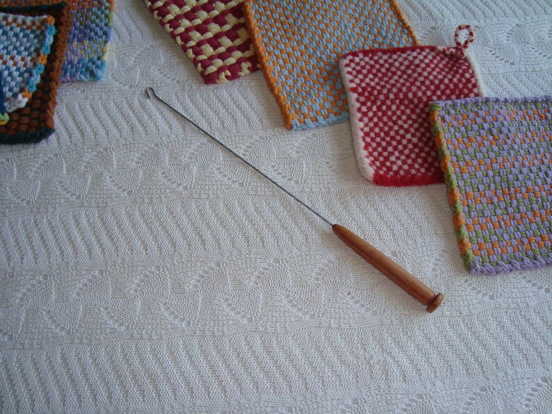 Jumbo/pro Size Potholder Loom Weaving Hook / Tool for 27x27 & 28x28 Peg
