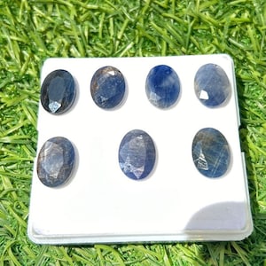 Natural Blue Sapphire , Loose Gemstone, Blue Sapphire Rose Cut Gemstone, faceted Cabochon Gemstone, For Making Jewelry