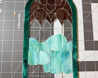 Glasmalerei-Muster für Gothisches Fenster PDF und PNG
