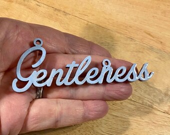Gentleness Word Ornament